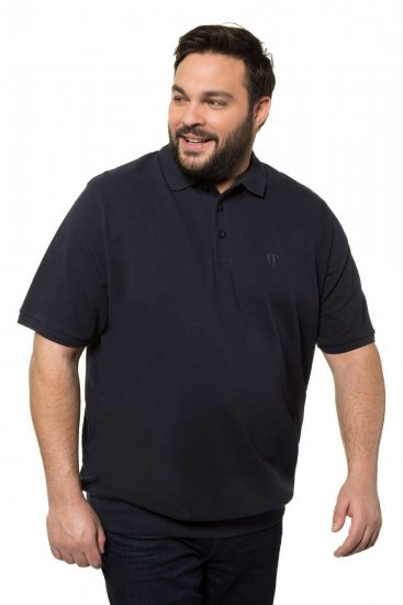 JP1880 712617 Poloshirt mit Bauchfit Dunkelblau - Polo-shirts für herren - Polo-Shirts für Herren in großen Größen