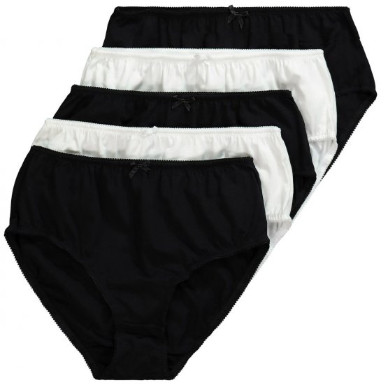 Ulla Popken 712890 Slips 5er-Pack Mehrfarbig - Slips - 