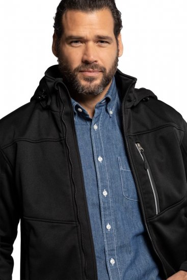 JP1880 Softshell Wind and Water Resistant Jacket Black TALL - TALL jacken - Jacken in TALL-Länge