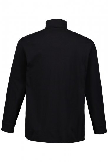 JP1880 723303 Langarm Rollkragenshirt Schwarz - Herren-sweater und -hoodies - Herren-Sweater und -Hoodies in großen Größen