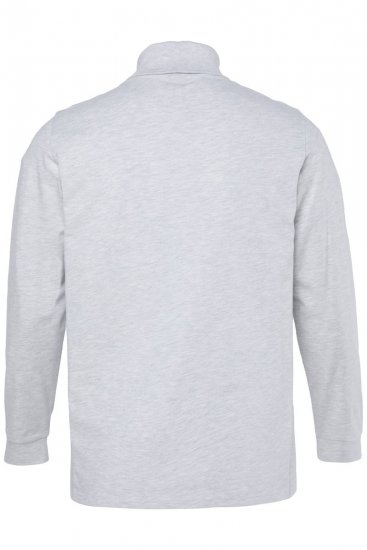 JP1880 723303 Langarmshirt mit Rollkragen Natur meliert TALL - TALL T-shirts - Extra lange T-Shirts Herren