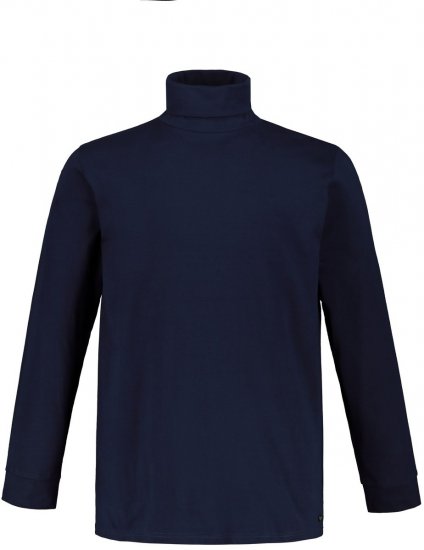 JP1880 723303 Langarm Rollkragenshirt Dunkelblau - Herren-sweater und -hoodies - Herren-Sweater und -Hoodies in großen Größen