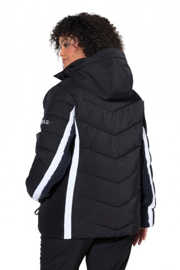 Ulla Popken 725348 Gesteppte Skijacke Schwarz - Skibekleidung - 