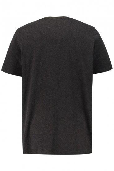 JP1880 726695 Henley-Shirt Dunkelgrau - Herren-T-Shirts - Herren-T-Shirts in großen Größen
