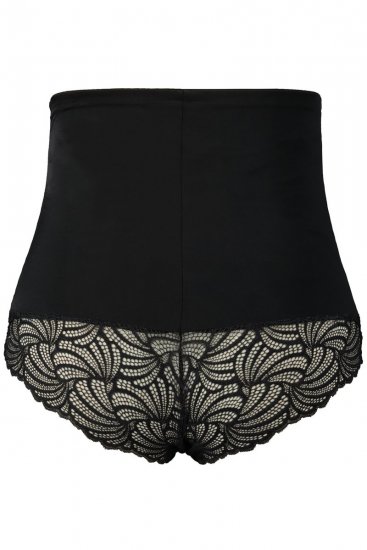 Ulla Popken 781632 Shaping-Slip mit hoher Taille Schwarz - Shapewear - 