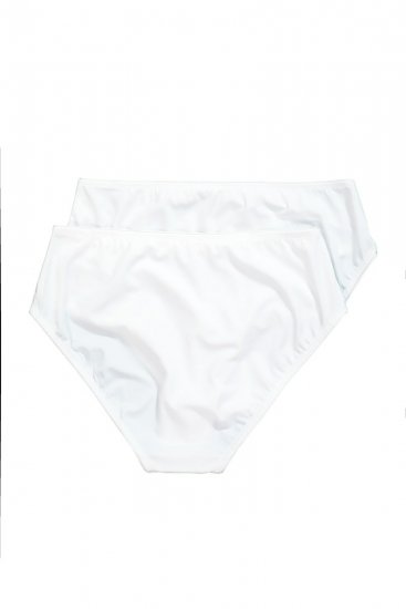 Ulla Popken 781658 Slips 2er-Pack Weiß - Slips - 
