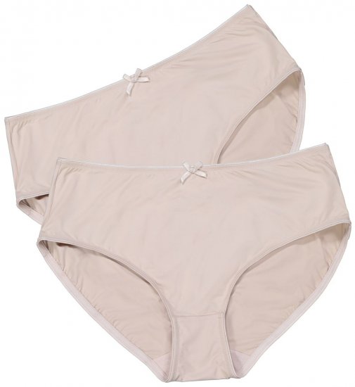 Ulla Popken 781658 Slips 2er-Pack Beige - Slips - 