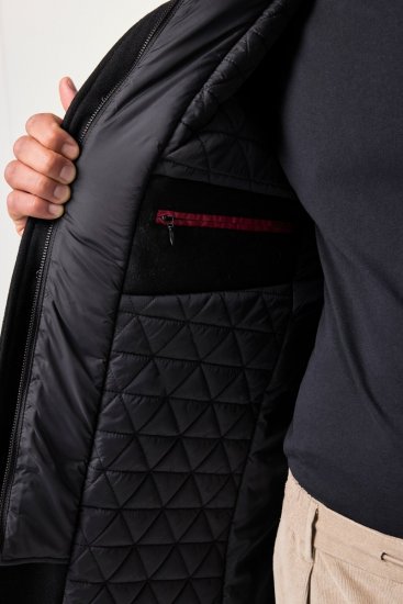 JP1880 Jacket Water-repellent Warm Black - Herren jacken - Herren Jacken in großen Größen
