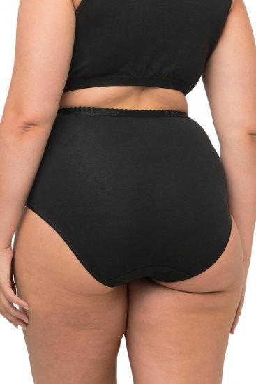 Ulla Popken 795269 Slips 3er-Pack Schwarz - Slips - 