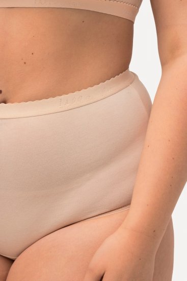 Ulla Popken 795269 Slips mit hoher Taille 3er-Pack Wollweiß - Slips - 