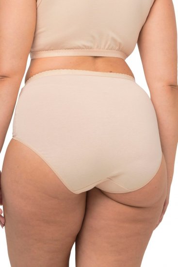 Ulla Popken 795269 Slips mit hoher Taille 3er-Pack Wollweiß - Slips - 