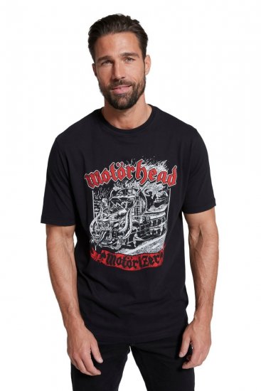 JP1880 Motörhead Graphic Band T-Shirt Black - Herren-T-Shirts - Herren-T-Shirts in großen Größen