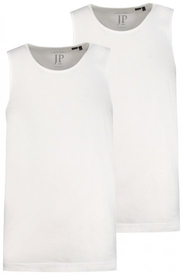JP1880 796858 Tanktop Doppelpack Weiß - Herren-T-Shirts - Herren-T-Shirts in großen Größen