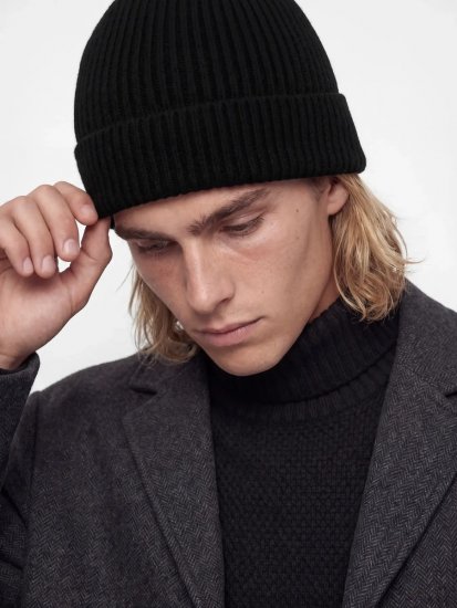 Jack & Jones Leo Mütze Schwarz - Mützen - 