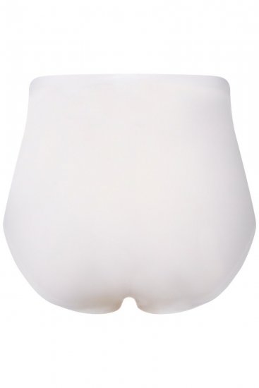 Ulla Popken 800498 Shaping-Slip mit hoher Taille Weiß - Shapewear - 