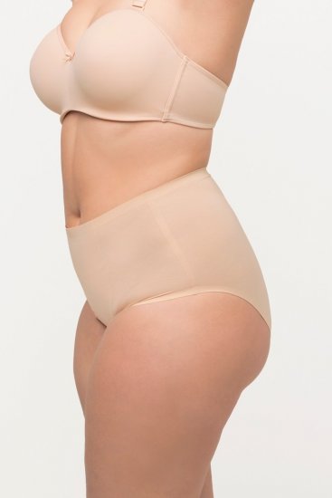Ulla Popken 800498 Shaping-Slip mit hoher Taille Champagner - Shapewear - 