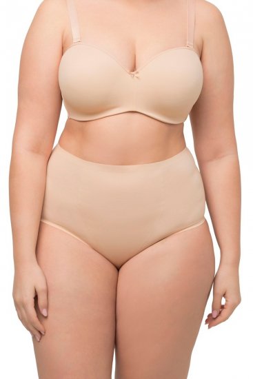 Ulla Popken 800498 Shaping-Slip mit hoher Taille Champagner - Shapewear - 