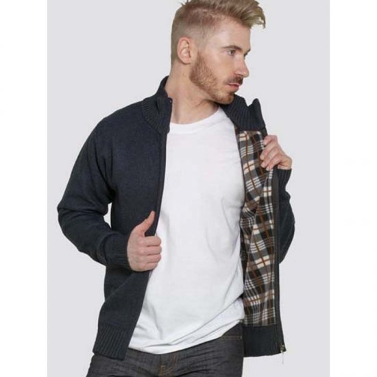 D555 Braxton Sweater Navy - Herren-sweater und -hoodies - Herren-Sweater und -Hoodies in großen Größen