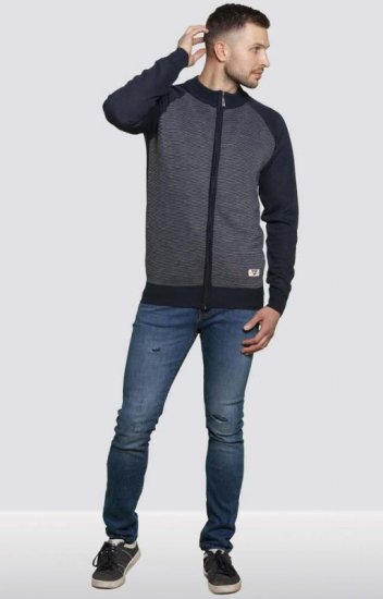 D555 Tanner Sweater Navy - Herren-sweater und -hoodies - Herren-Sweater und -Hoodies in großen Größen