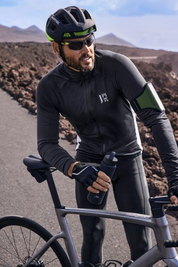 JP1880 Jay-Pi QuickDry Cycling Jacket Black - Sportbekleidung & outdoor - Sportbekleidung in große größen für herren