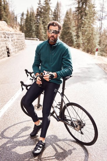 JP1880 Jay-Pi Cycling Pants Black - Sportbekleidung & outdoor - Sportbekleidung in große größen für herren