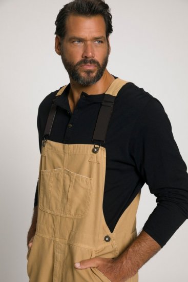 JP1880 802501 Latzhose mit elastischen Hosenträgern Camel - Herren-jeans & -hosen - Herren-Jeans & -Hosen in großen Größen