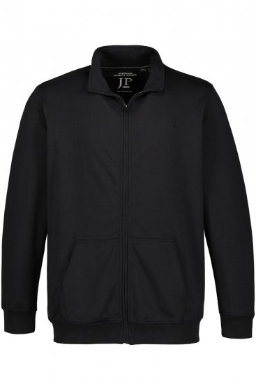 JP1880 802933 Jogginganzug mit Jacke und Hose Schwarz - Trainingsanzüge - Jogginganzüge für Herren in großen Größen