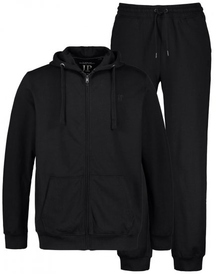 JP1880 802934 Jogginganzug mit Kapuzenjacke und Hose Schwarz TALL - TALL trainingsanzüge - 