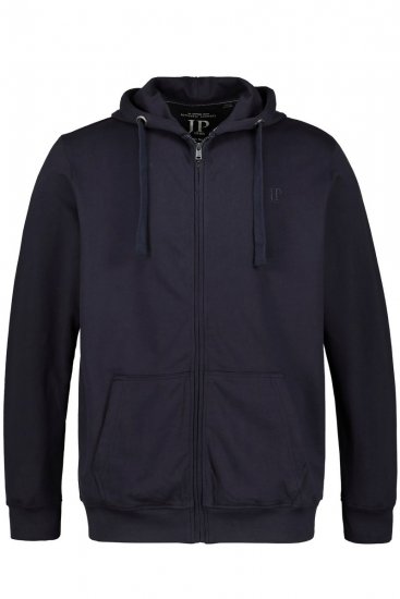 JP1880 802934 Jogginganzug mit Kapuzenjacke und Hose Dunkelblau - Trainingsanzüge - Jogginganzüge für Herren in großen Größen
