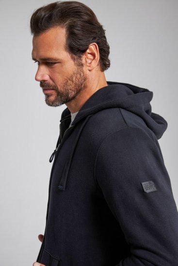 Jay-Pi 804164 Kapuzen-Sweatjacke Schwarz - Herren-sweater und -hoodies - Herren-Sweater und -Hoodies in großen Größen