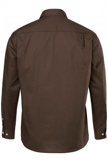 JP1880 Shirt Business Long Sleeve Brown - Herrenhemden - Herrenhemden in großen Größen