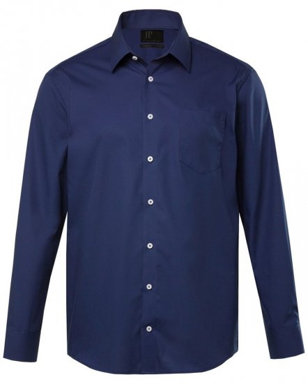 JP1880 Shirt Business Long Sleeve Navy - Herrenhemden - Herrenhemden in großen Größen