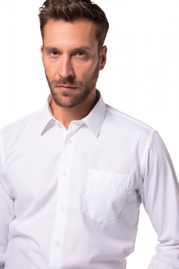 JP1880 804890 Bügelfreies Business-Hemd Langarm Weiß TALL - TALL hemden - Hemden mit TALL-Schnitt