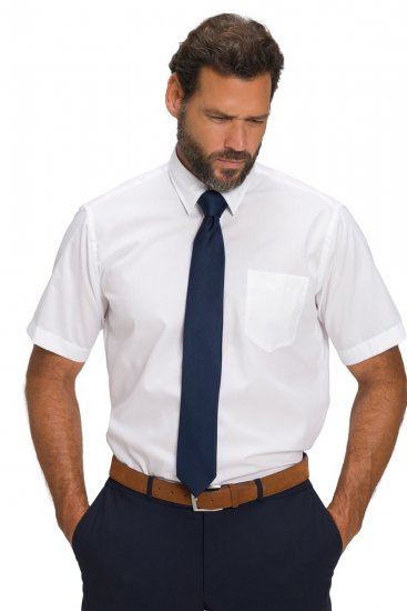 JP1880 804891 Kurzarmhemd Weiß TALL - TALL hemden - Hemden mit TALL-Schnitt