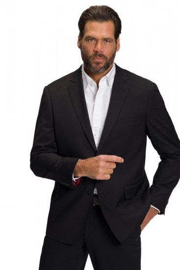 JP1880 Kapros Flexnamic Sakko Schwarz - Herrenanzüge und -blazer - Herrenanzüge und -blazer in großen Größen