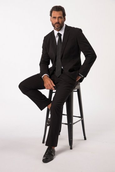 JP1880 Kelto Flexnamic Business Suit Black - Herrenanzüge und -blazer - Herrenanzüge und -blazer in großen Größen