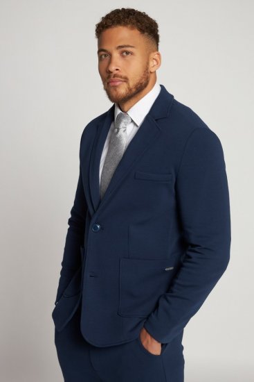 JP1880 New York Flexnamic Jerseysakko Nachtblau - Herrenanzüge und -blazer - Herrenanzüge und -blazer in großen Größen