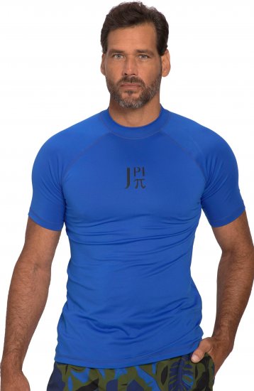 JP1880 Jay-Pi Short Sleeve Swim Shirt Blue - Sportbekleidung & outdoor - Sportbekleidung in große größen für herren