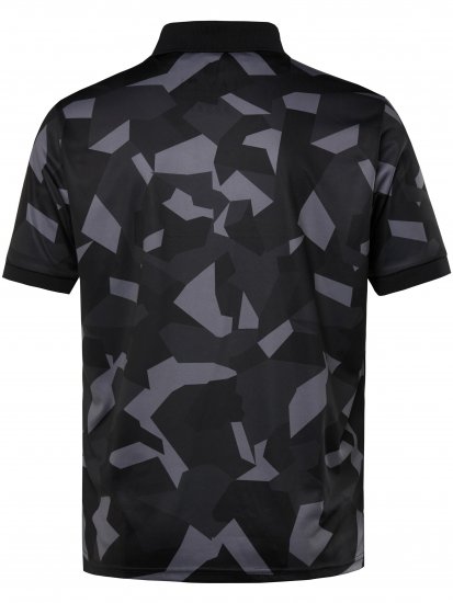 Jay-Pi QuickDry Golf Polo Shirt Camouflage Black - Sportbekleidung & outdoor - Sportbekleidung in große größen für herren
