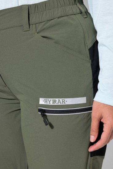 Ulla Popken 807803 HYPRAR Wanderhose mit Reflektoren Oliv - Outdoor - 