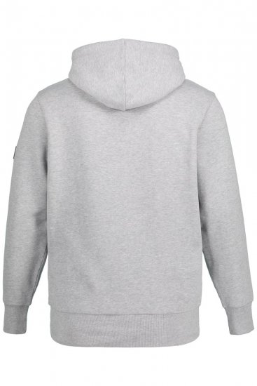 JAY-PI Hoodie with Soft Brushed Interior Grey - Herren-sweater und -hoodies - Herren-Sweater und -Hoodies in großen Größen