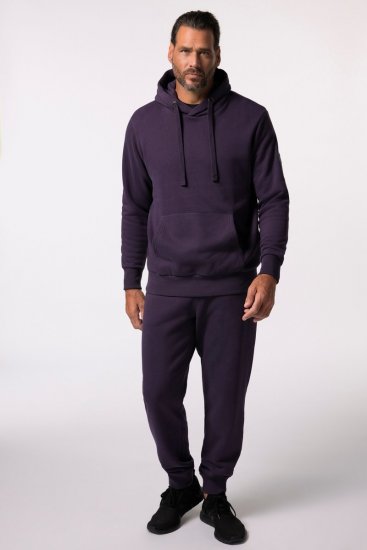 JAY-PI Hoodie with Soft Brushed Interior Purple - Herren-sweater und -hoodies - Herren-Sweater und -Hoodies in großen Größen