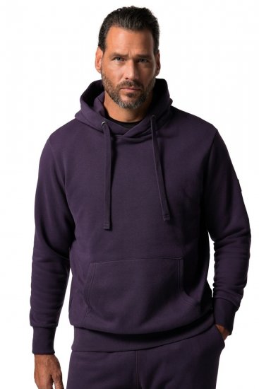 JAY-PI Hoodie with Soft Brushed Interior Purple - Herren-sweater und -hoodies - Herren-Sweater und -Hoodies in großen Größen