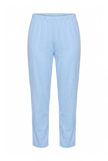 Ulla Popken 810592 Pyjama mit Spitze Hellblau - Pyjama/Loungewear - 