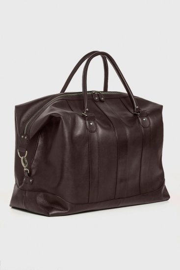 JP1880 810787 Reisetasche aus Lamm-Nappaleder Dunkelbraun - Taschen - 