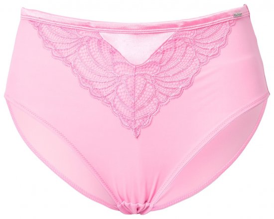 Ulla Popken 811602 Slips mit Spitze Rosa - Slips - 