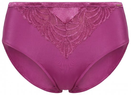 Ulla Popken 811602 Slips mit Spitze Dunkellila - Slips - 