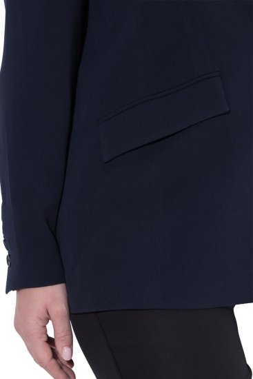 Ulla Popken 811944 Klassischer Blazer Dunkelblau - Blazer - Blazer für Frauen in Großgrößen