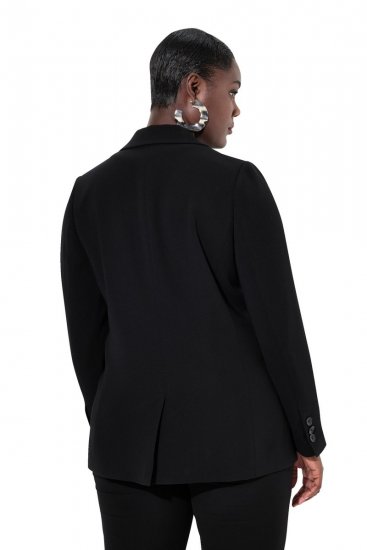Ulla Popken 811944 Klassischer Blazer Schwarz - Blazer - Blazer für Frauen in Großgrößen
