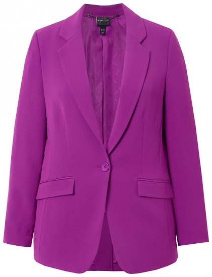 Ulla Popken 811944 Klassischer Blazer Pflaume - Blazer - Blazer für Frauen in Großgrößen
